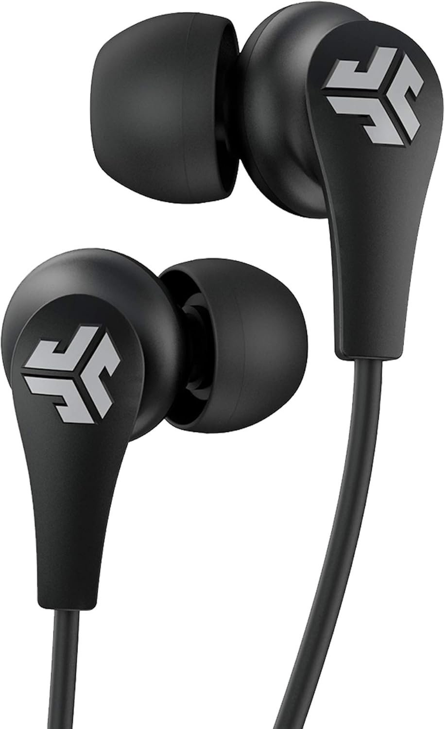JLab JBuds Pro Bluetooth Wireless Signature Earbuds, Titanium 10mm Drivers, 10-Hour Battery Life, Music Controls, Noise Isolation, Bluetooth 4.1 Extra Gel Tips and Cush Fins, Graphite/Blue