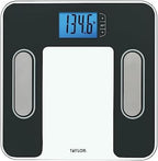 Taylor Smart Body Composition Scale, Bathroom Scale for Body Weight, Measures Body Fat, Body Water, Muscle Mass and BMI, 10-User Recognition, 440 lb Capacity