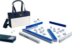 Premium Mahjong（麻将） Set with Tile Trays, Tote Bag, 166 Mahjong Tiles, and 3 Die