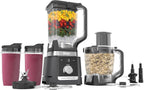 Ninja CO905KS Deluxe Kitchen System, 1600 WP Auto-IQ Base, 88-oz. Picther, 9-cup Deluxe Food Processor, (2) 24-oz. Single-Serve Cups