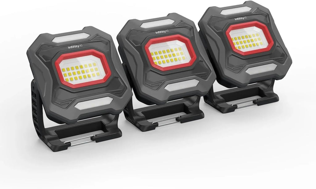 2000 Lumen Rechargeable Worklights - 3 Pack