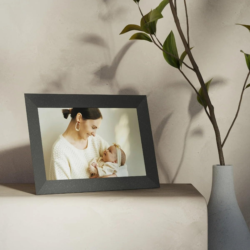 Carver Stone Collection by Aura 10.1" Digital Picture Frame with Wi-Fi, Black