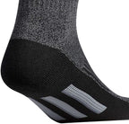 Adidas Men's High Quarter Sock, 4-pack, Size 6-12 (Navy, White, Black, Gray)
