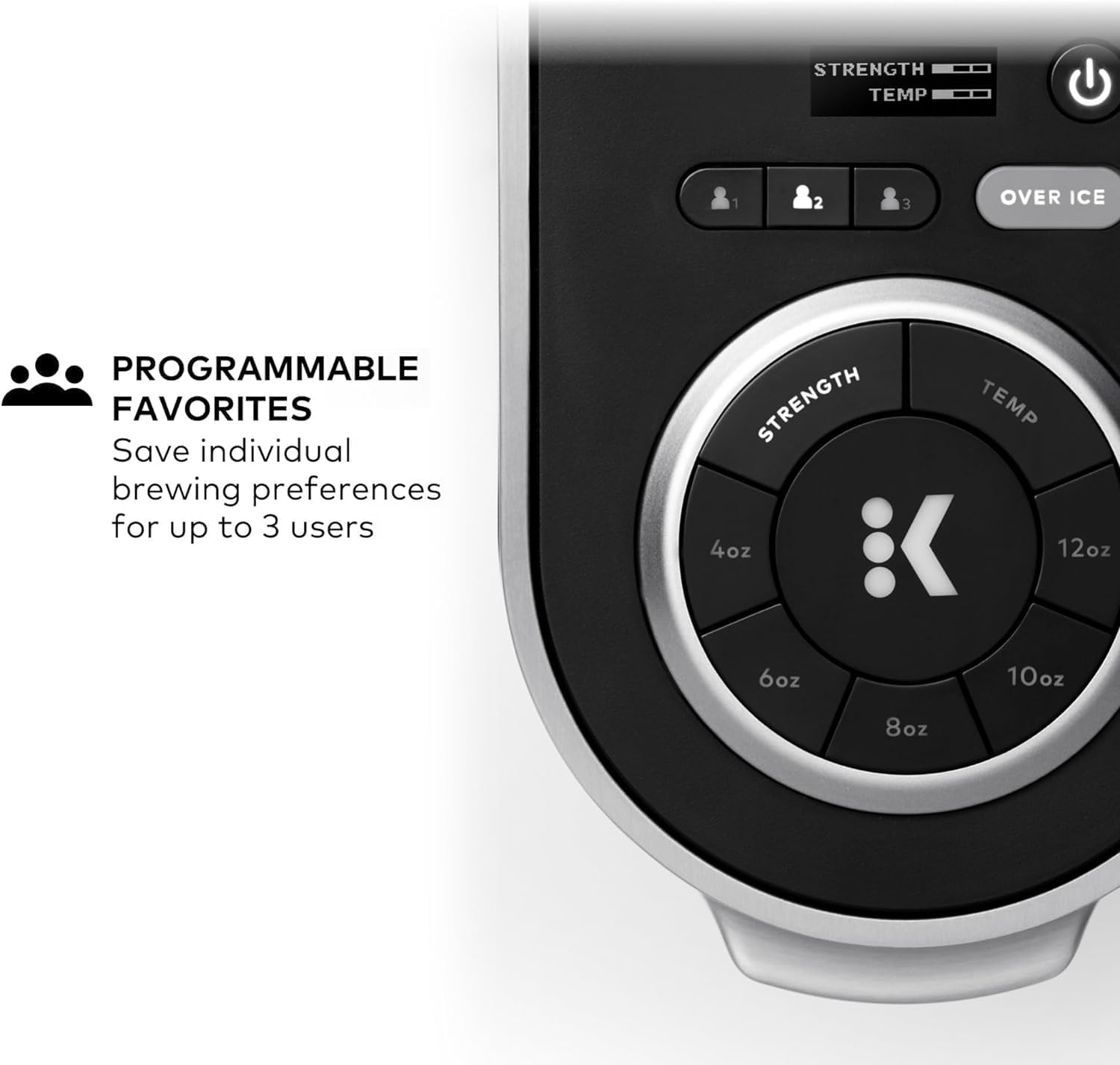 Keurig K-supreme Plus Single Serve Coffee Maker, Coffee Machine, MultiStream Technology, Customizable Strength and Temperature Settings, Programmable, 78oz Removable Reservoir, Stainless Steel