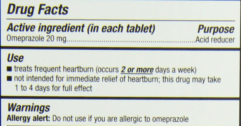 Kirkland Signature Omeprazole Delayed Release, Acid Reducer Tablets 20 mg, 42 Count