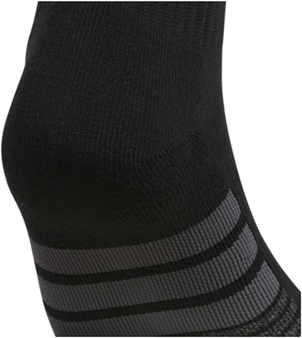 adidas Mens Cushioned Quarter Ankle Socks (6-Pair Pack)
