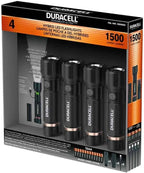 Duracell Hybrid Led Flashlights, 4 pack