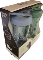 BlenderBottle Sport Shaker Bottle with Wire Whisk, 28-Ounce, Navy – Protein Shakes & Hydration for Athletes & Fitness Enthusiasts, Easy Mixing, Lockable Lid | 2-pack (Blue, Green)