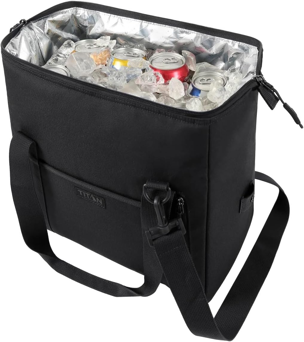 Titan by Artic Zone Insulated Carry All - Converts from Duffel to Tote (Black)