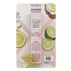 Nexxus Advanced Invisible Clean Dry Shampoo packaging with lemon and lime slices on a pink background