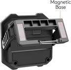 DURACELL Work Light with Rotating Base, 1500 Lumens, Rechargeable, 3-Pack