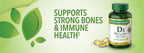 Nature's Bounty Immune Health Vitamin D3 5000 iu, Rapid Release 400 Softgels