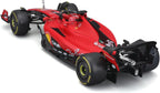 May Cheong B18-16812L Bburago Formula 1 Ferrari SF-23 Leclerc with Helmet 2023 Die Cast Car, Red