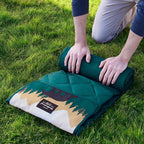 Weatherproof Vintage Outdoor Blanket - 60in x 72in, Portable & Foldable, Sandproof, Waterproof, Picnic & Camping Blanket with Carry Strap (Bear)