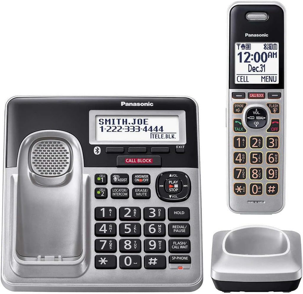 Panasonic KX-TG994 DECT 6.0 Bluetooth 4-Handset Phone Bundle