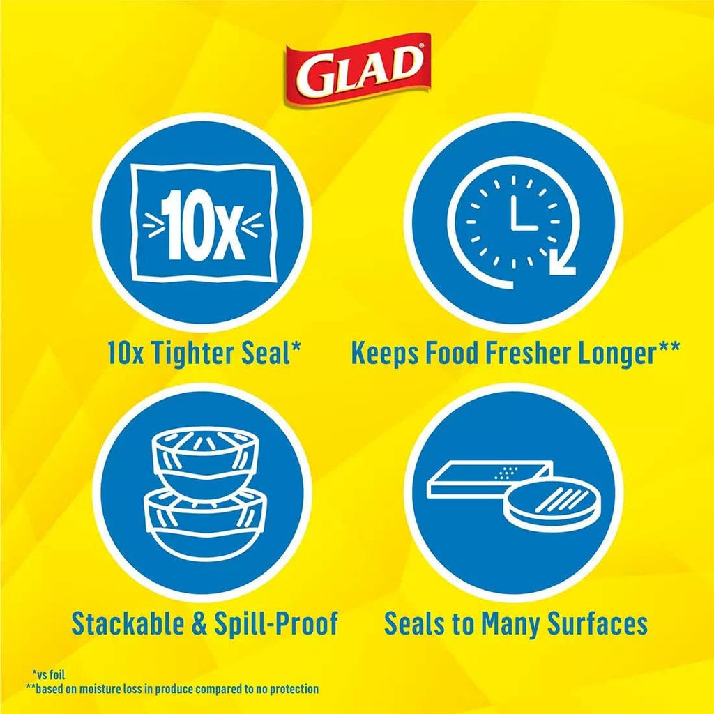Glad Press'n Seal, 140 SQ. Foot, (Pack of 3)