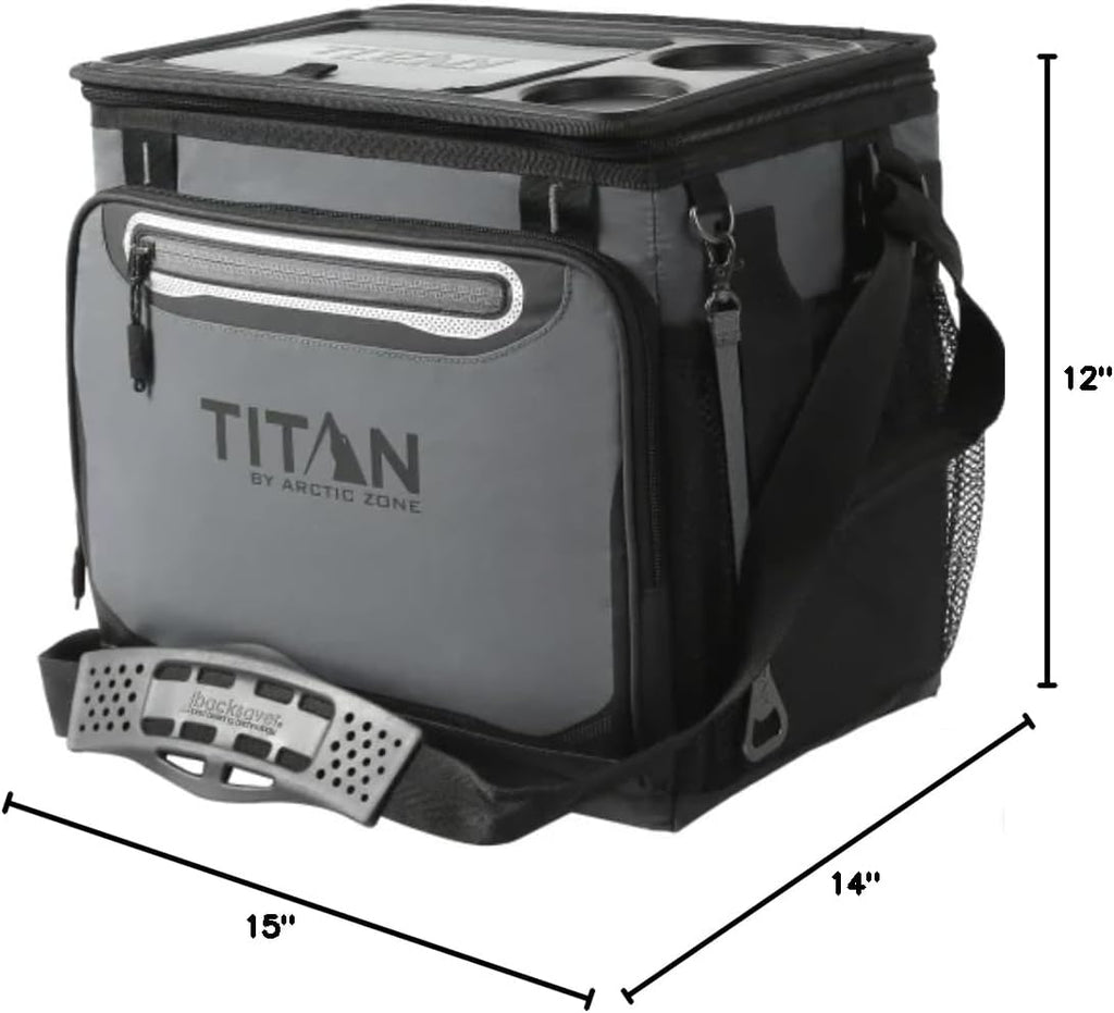 Titan 40 Can Collapsible Cooler – Leak-Proof, High-Performance Insulated Soft Cooler for Camping, Picnics, Beach, and Travel