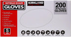 Kirkland Signature Nitrile Exam Gloves Small, 2 of 200 Count Boxes ( 400 Gloves)