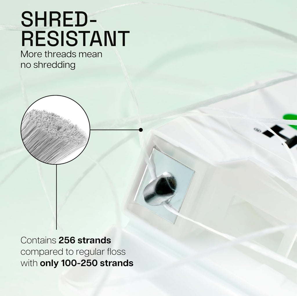Reach Mint Waxed Dental Floss, PFAS Free, ADA Accepted, 500 Yards, Pack of 5