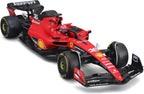 May Cheong B18-16812L Bburago Formula 1 Ferrari SF-23 Leclerc with Helmet 2023 Die Cast Car, Red