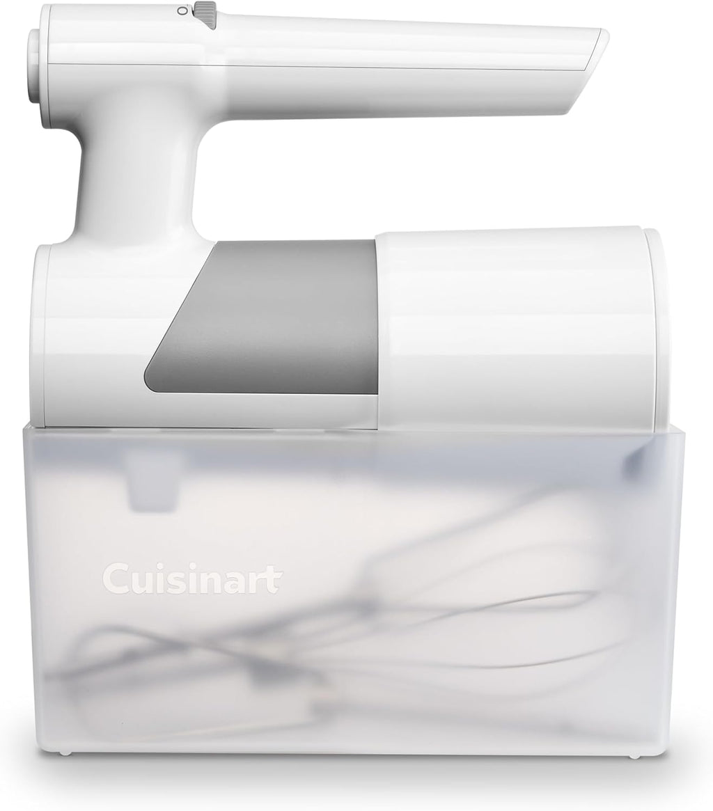 Cuisinart 5 Speed Hand Mixer with Storage Case, White, HM-150S