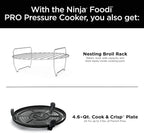 Ninja Foodi Pro Pressure Cooker 11-in-1 | 1460 Watts | 6.5 qt
