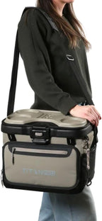 Titan PRO by Arctic Zone 40 Can Iceless Zipper;Less Collapsible Cooler