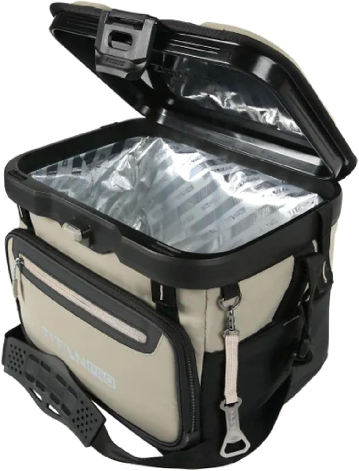 Titan PRO by Arctic Zone 40 Can Iceless Zipper;Less Collapsible Cooler