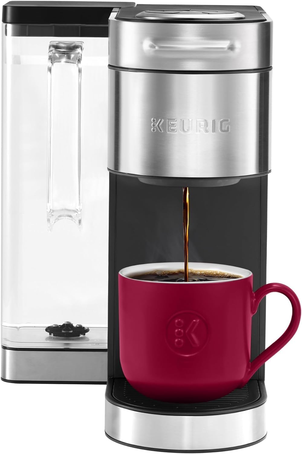 Keurig K-supreme Plus Single Serve Coffee Maker, Coffee Machine, MultiStream Technology, Customizable Strength and Temperature Settings, Programmable, 78oz Removable Reservoir, Stainless Steel
