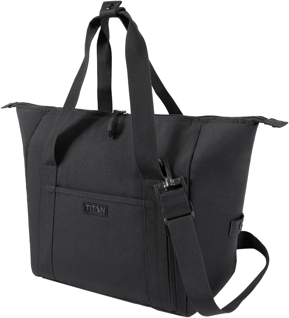 Titan by Artic Zone Insulated Carry All - Converts from Duffel to Tote (Black)