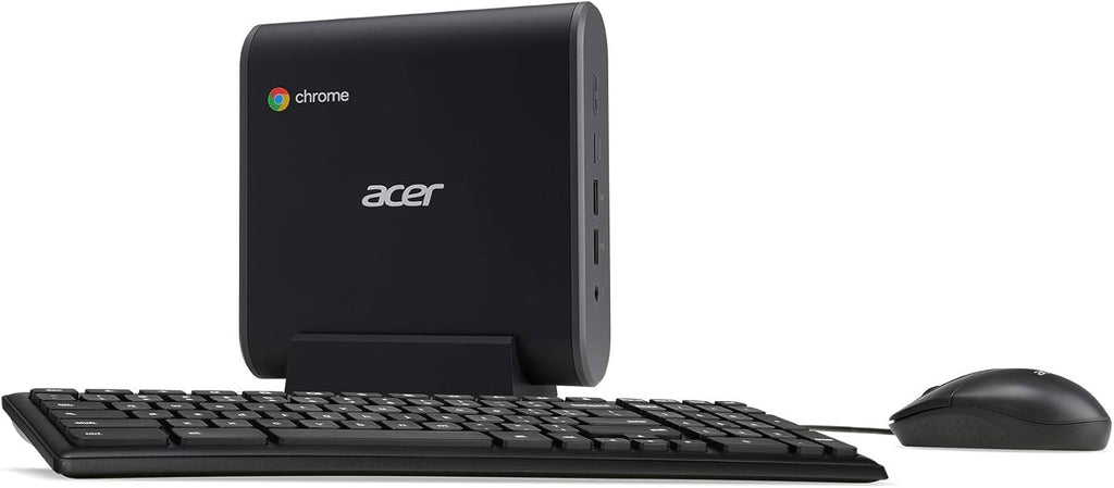Acer Chromebox CXI3-UA91 Mini PC, Intel Celeron 3867U Processor 1.8GHz, 4GB DDR4 -Memory, 128GB M.2 SSD, 802.11ac Wi-Fi 5, USB Type-C, Chrome OS, Keyboard and -Mouse Included