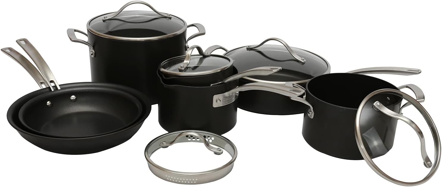 Kirkland Signature 12-piece Hard Anodized Cookware Set