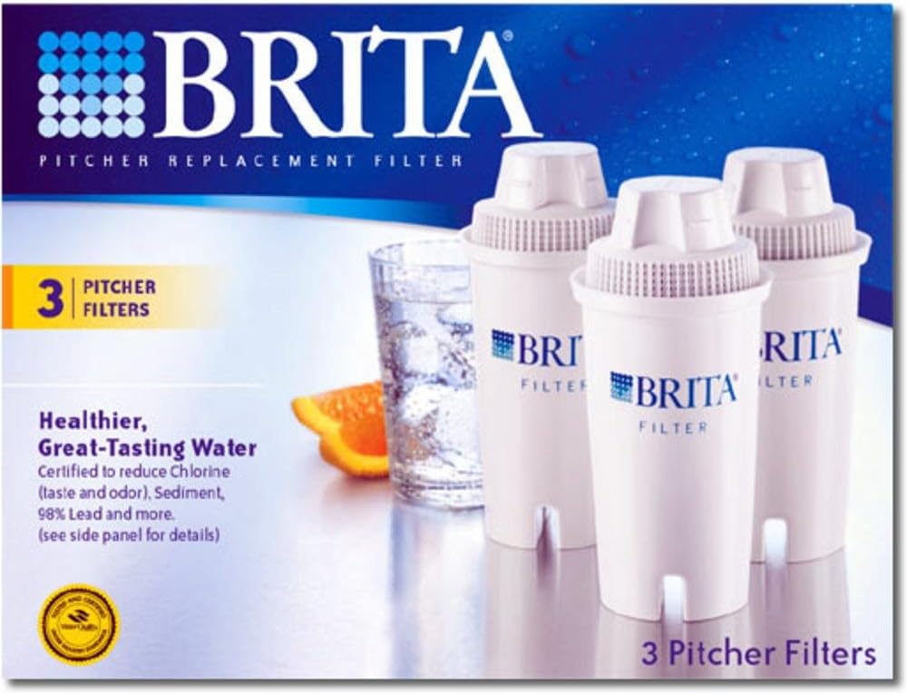Water Filter Pitcher Advanced Replacement Filters, 3/Pack