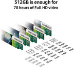 Samsung (MB-ME512GA/AM) 512GB 100MB/s (U3) MicroSDXC Evo Select Memory Card with Adapter