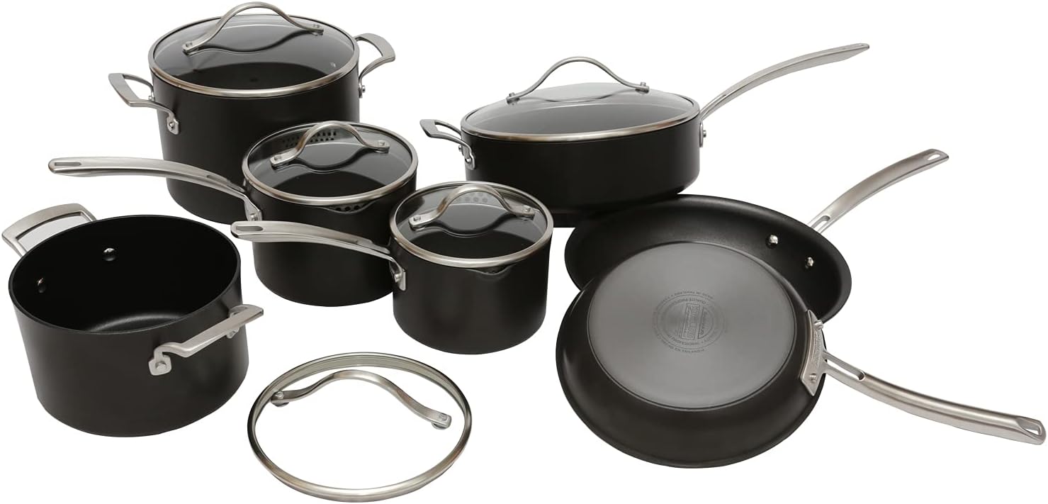 Kirkland Signature 12-piece Hard Anodized Cookware Set