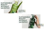 Super Nature Potent Aloe Gentle Moisture Shampoo and Conditioner Sulfates Free, 30 Fl Oz
