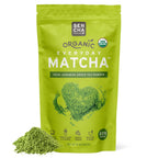 SEN CHA Naturals Organic Everyday Matcha Powder, Authentic Japanese Green Tea, Premium First & Second Harvest Culinary and Ceremonial Grade Matcha Powder, Lattes & Baking, 12oz Bag (1 Pack)