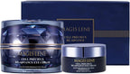 Magis Lene eye cream set with packaging on a blue background