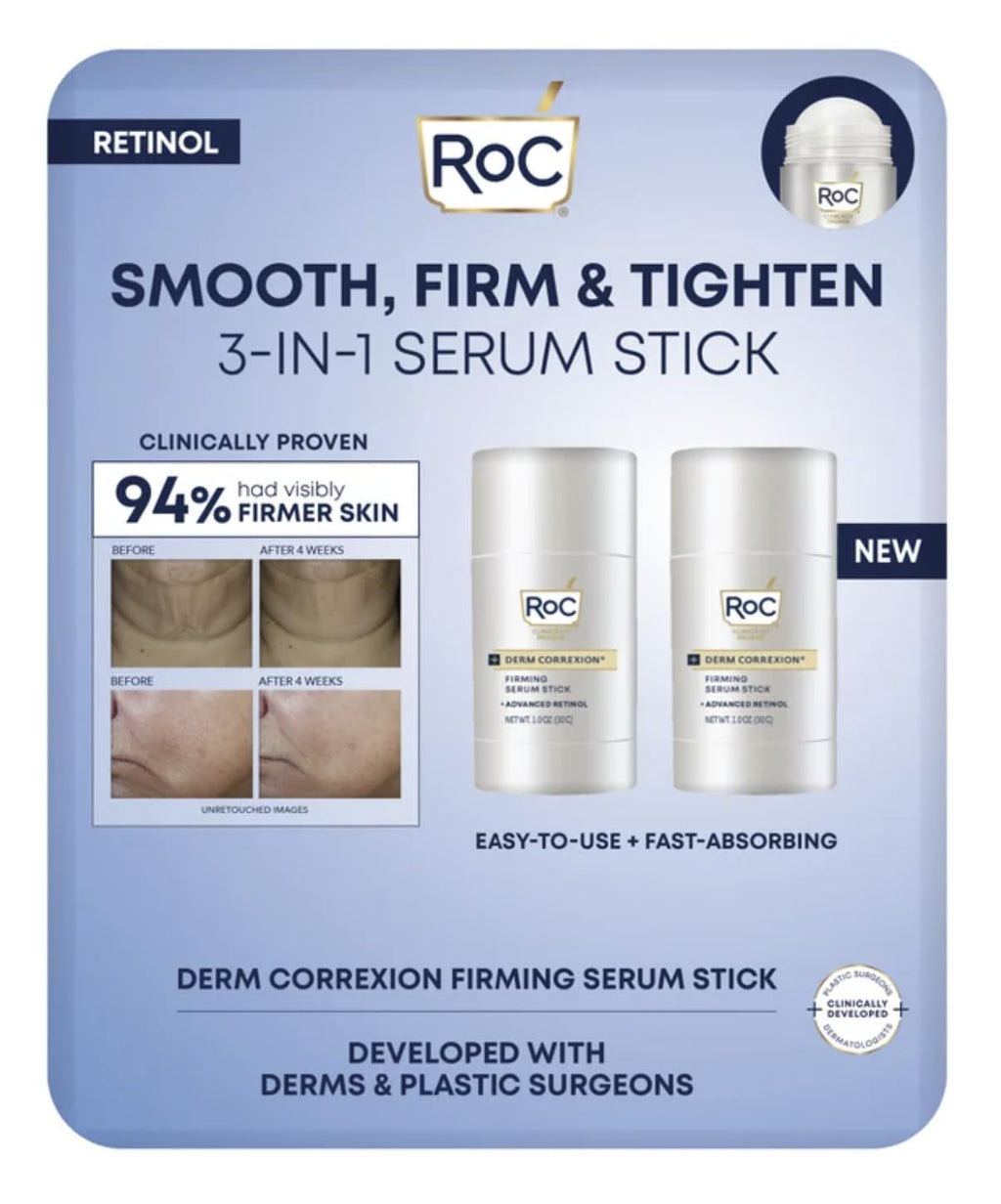 RoC Derm Correxion Firming Serum Stick, 1 oz, 2-pack (Total 2 oz)