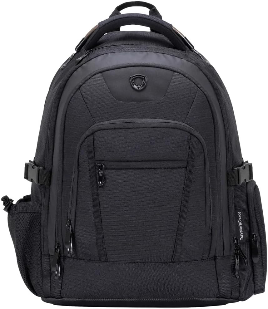 Travelers' Choice 19-Inch Direct Multi-Pocket Laptop Backpack