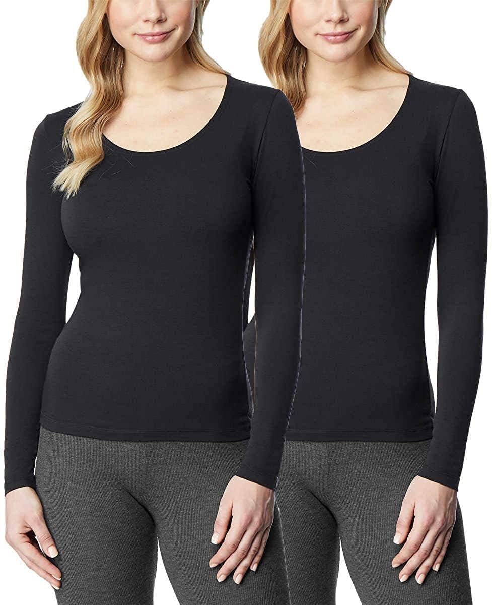 32 Degree Women's 2 Pack Ultra Light Thermal Baselayer Scoop Top
