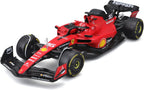 May Cheong B18-16812L Bburago Formula 1 Ferrari SF-23 Leclerc with Helmet 2023 Die Cast Car, Red