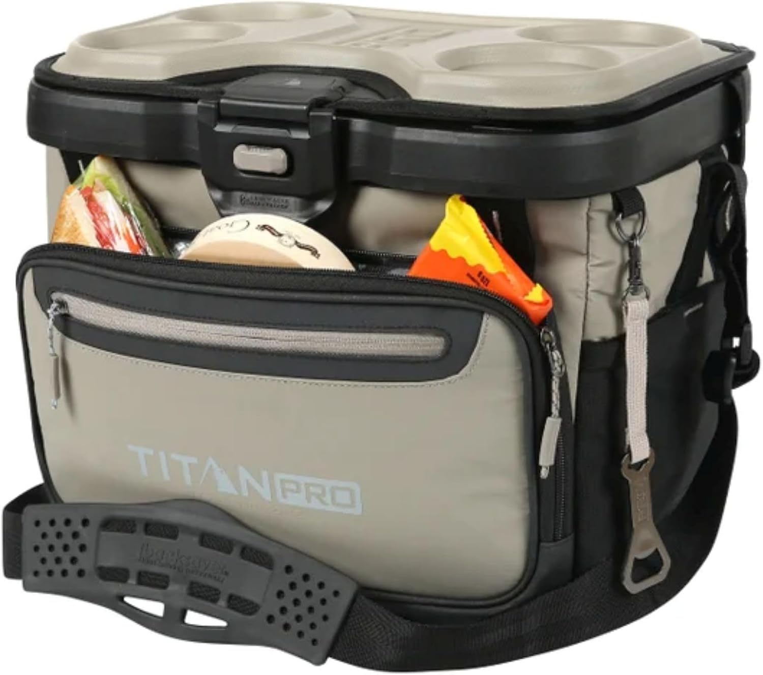 Titan PRO by Arctic Zone 40 Can Iceless Zipper;Less Collapsible Cooler