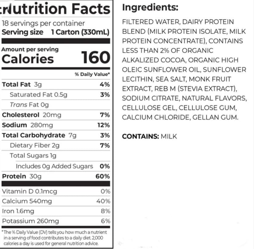 Orgain Chocolate Fudge Protein Shake, 18-11oz Pack