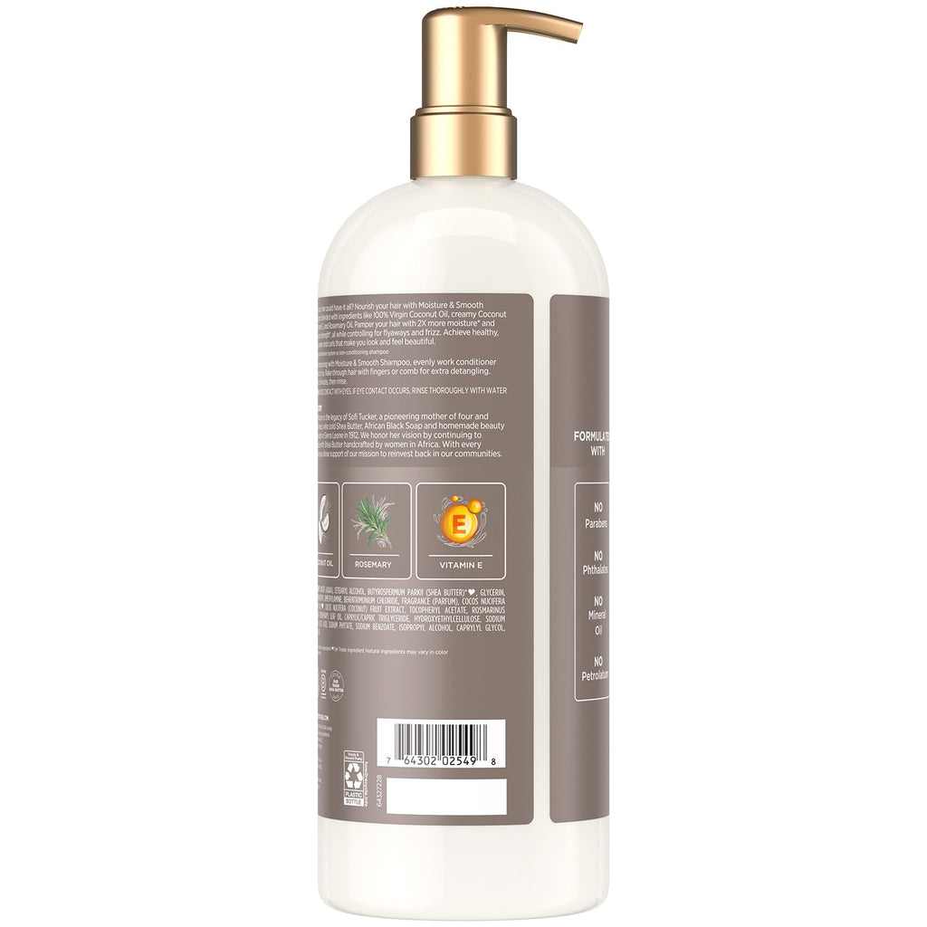 SheaMoisture Conditioner, Moisture & Smooth for Wavy, Curly Hair Strengthening & Frizz Control, 34 Oz Ea