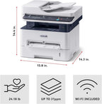 Xerox B205NI Monochrome Multifunction Printer, White