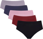Carole Hochman Womens 5-Pack Midnight Stretch Hipster
