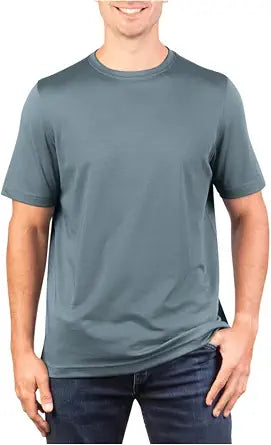 KIRKLAND Signature Men's Short Sleeve Pima Cotton Tee Shirt