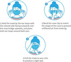 BYD CARE Single Use Disposable 3-Ply Face Mask, Daily protection for men and women for Home, Office, School, Restaurants, Gyms, Outdoor and Indoor, Box of 50 PCs