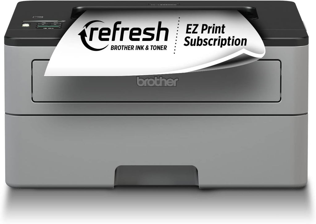 Brother Compact Monochrome Laser Printer, HL-L2350DW, Wireless Printing, Duplex Two-Sided Printing, Includes 4 Month Refresh Subscription Trial and Amazon Dash Replenishment Ready